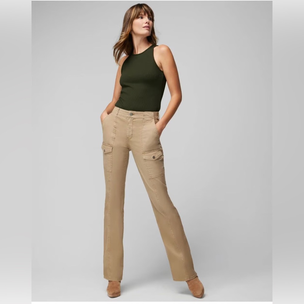 WHBM..HR Pret Cargo Sknny Flare.. SIZE:12P
COLOR: Toasted Hazelnut